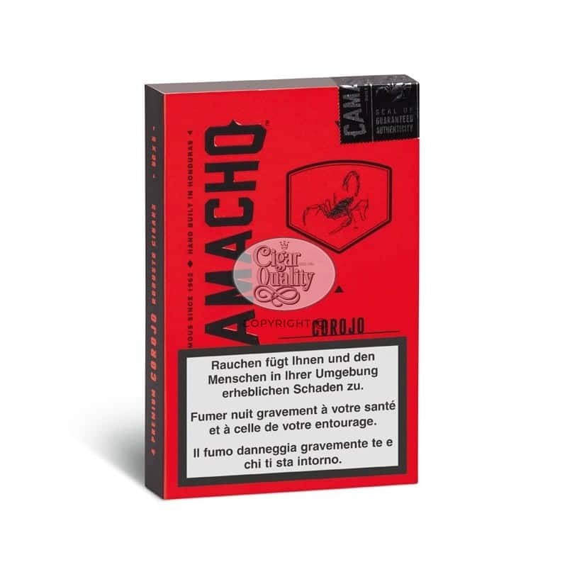 Camacho Corojo Robusto Cello 4 cigares