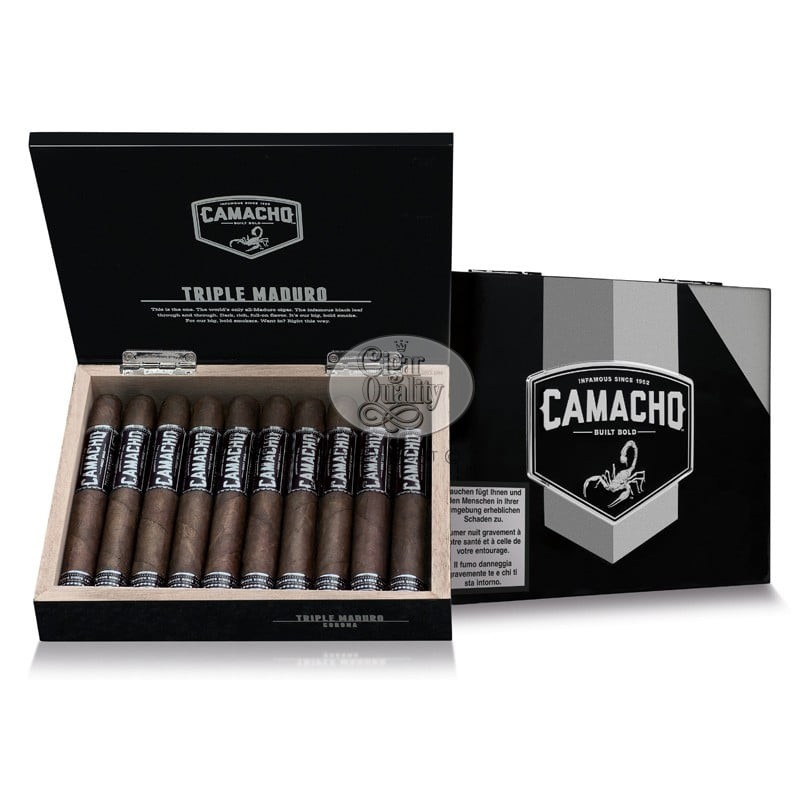 Camacho Triple Maduro Corona Cello 20 cigares