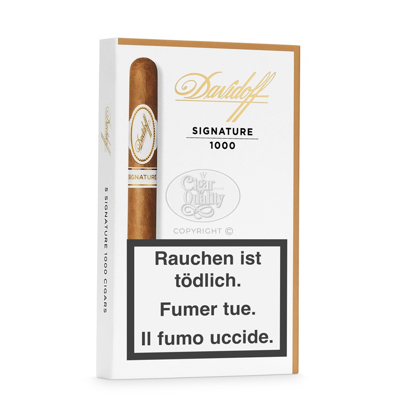 Signature 1000 cello 5 cigares