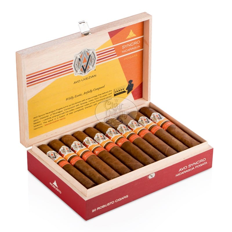 AVO Syncro fogata robusto cello 20 cigares