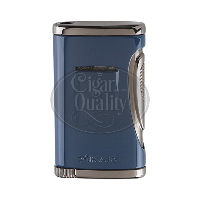 541BL Xidris Single Lighter Cobalt Blue