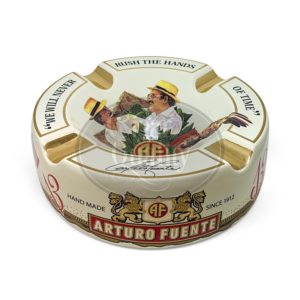 Cendrier Arturo Fuente We Will Never Rush The Hands Of Time Blanc 03
