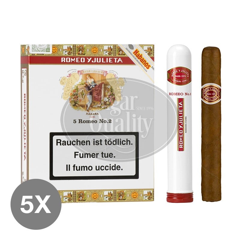 Romeo Y Julieta No 2 Tubos 5x5 01