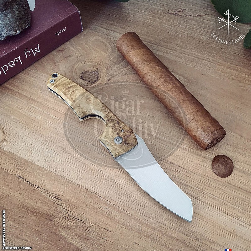 le petit acacia burl coupe cigare les fines lames