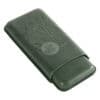 fuente the opusx society spanish nobuk leather 3 cigars case el verde