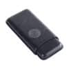 fuente the opusx society spanish nobuk leather 3 cigars case el negro