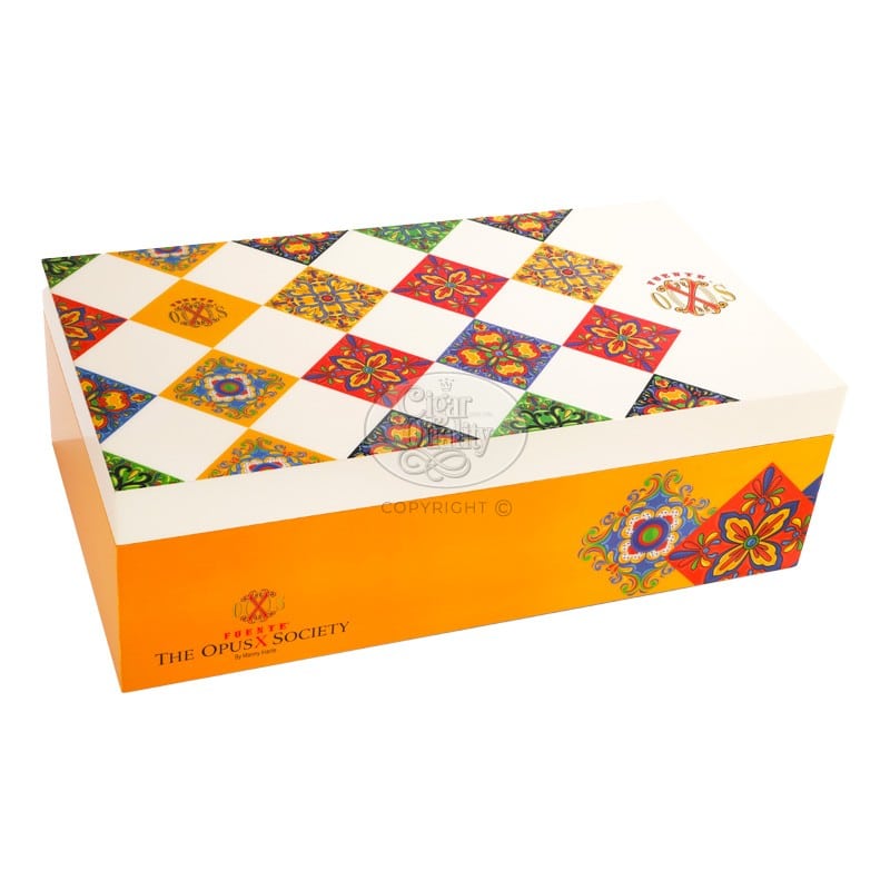 fuente the opusx society colonial tiles humidor