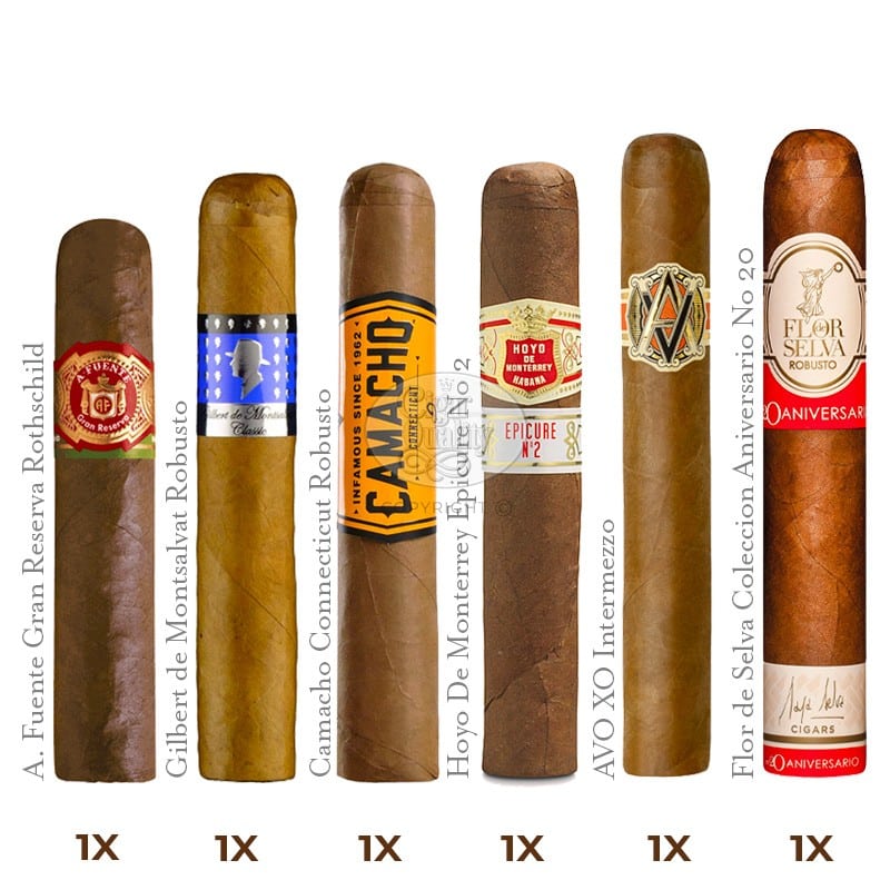 offre découverte cigares "la sélection du débutant" (6x1)