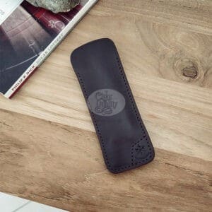 Étui pour couteau les fines lames le petit cuir brun