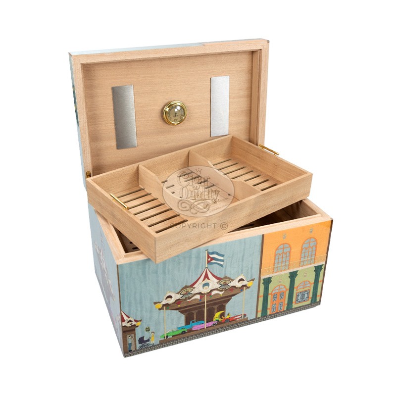 humidor elie bleu casa cubana carousel 125 cigares