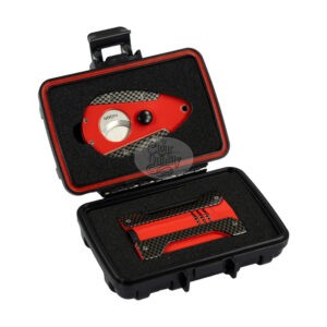 myon set coupe cigares & briquet rouge
