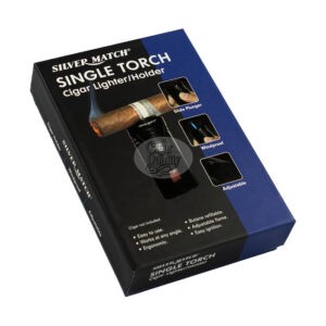 silver match briquet single torch