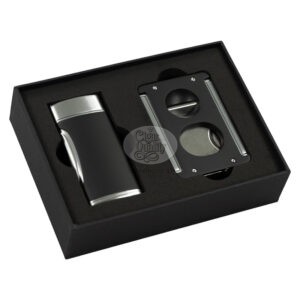 tycoon set coupe cigares & briquet noir