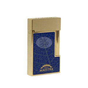 briquet st dupont ligne 2 partagas linea maestra bleu/or