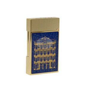 briquet st dupont ligne 2 partagas linea maestra bleu/or