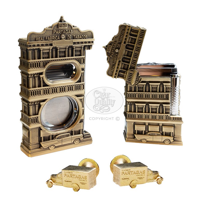 briquet st dupont kit fumeur haute création lgd partagas