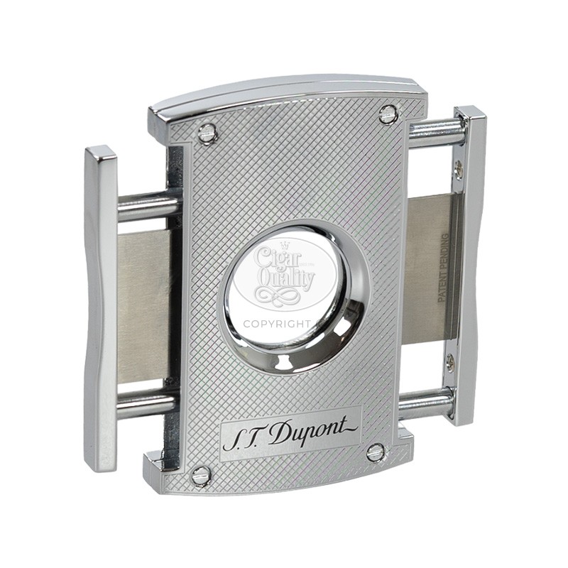 coupe cigare s.t. dupont maxijet chrome quadrillé