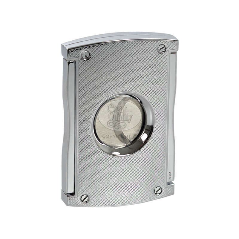 coupe cigare s.t. dupont maxijet chrome quadrillé