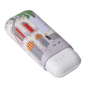 Étui elie bleu casa cubana 2 cigares