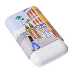 Étui elie bleu casa le parisien 3 cigares