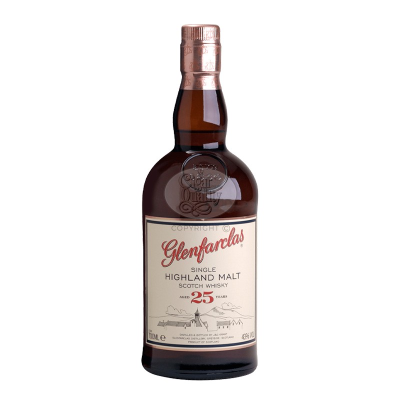 whisky glenfarclas 25 ans 43% 70cl