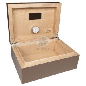 humidor gentili scritta cigars marrone 50 cigares