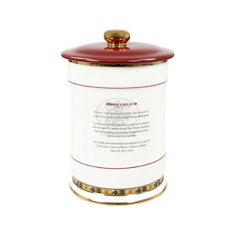 humidor jarre habanos romeo y julieta 25 cigares