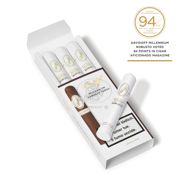davidoff millennium blend robusto tubos (3)
