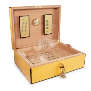 humidor elie bleu ché jaune 110 cigares