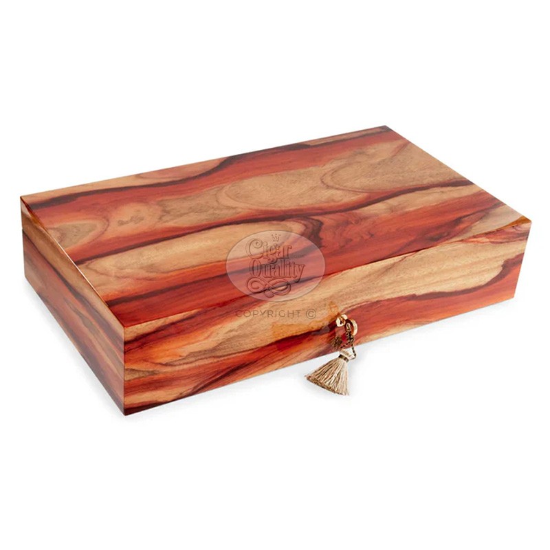 humidor elie bleu padouk 110 cigares