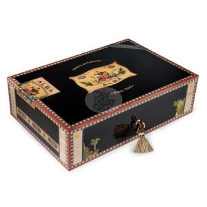 humidor elie bleu flor de alba sycomore noir 110 cigares