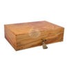 humidor elie bleu olive wood 110 cigares