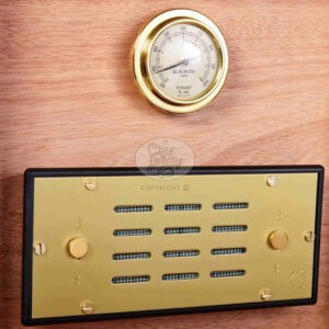 humidor elie bleu ebène vert 50 cigares