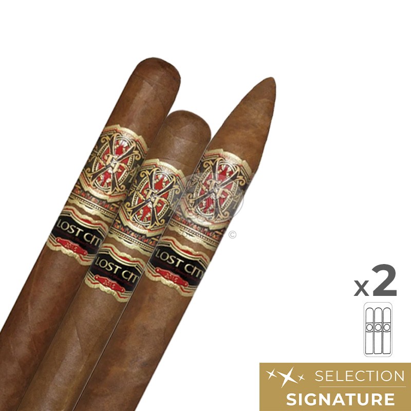 pack découverte cigares arturo fuente ffox the lost city (3x2)