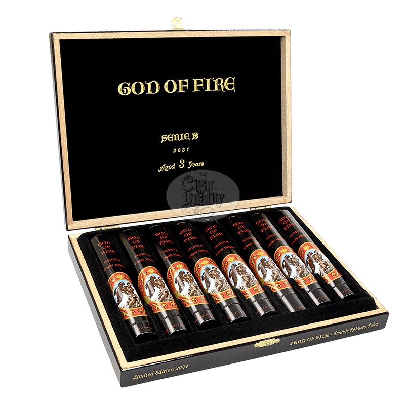 God of Fire Serie B Double Robusto Tubo jpg