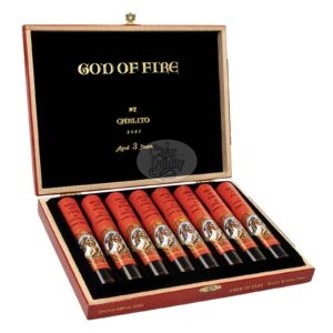 God of Fire by Carlito Double Robusto Tubo jpg
