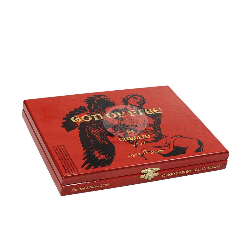 God of Fire by Carlito Double Robusto Tubo jpg